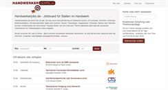 Desktop Screenshot of handwerkerjobs.de