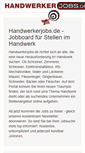 Mobile Screenshot of handwerkerjobs.de