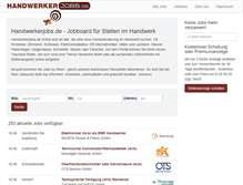 Tablet Screenshot of handwerkerjobs.de